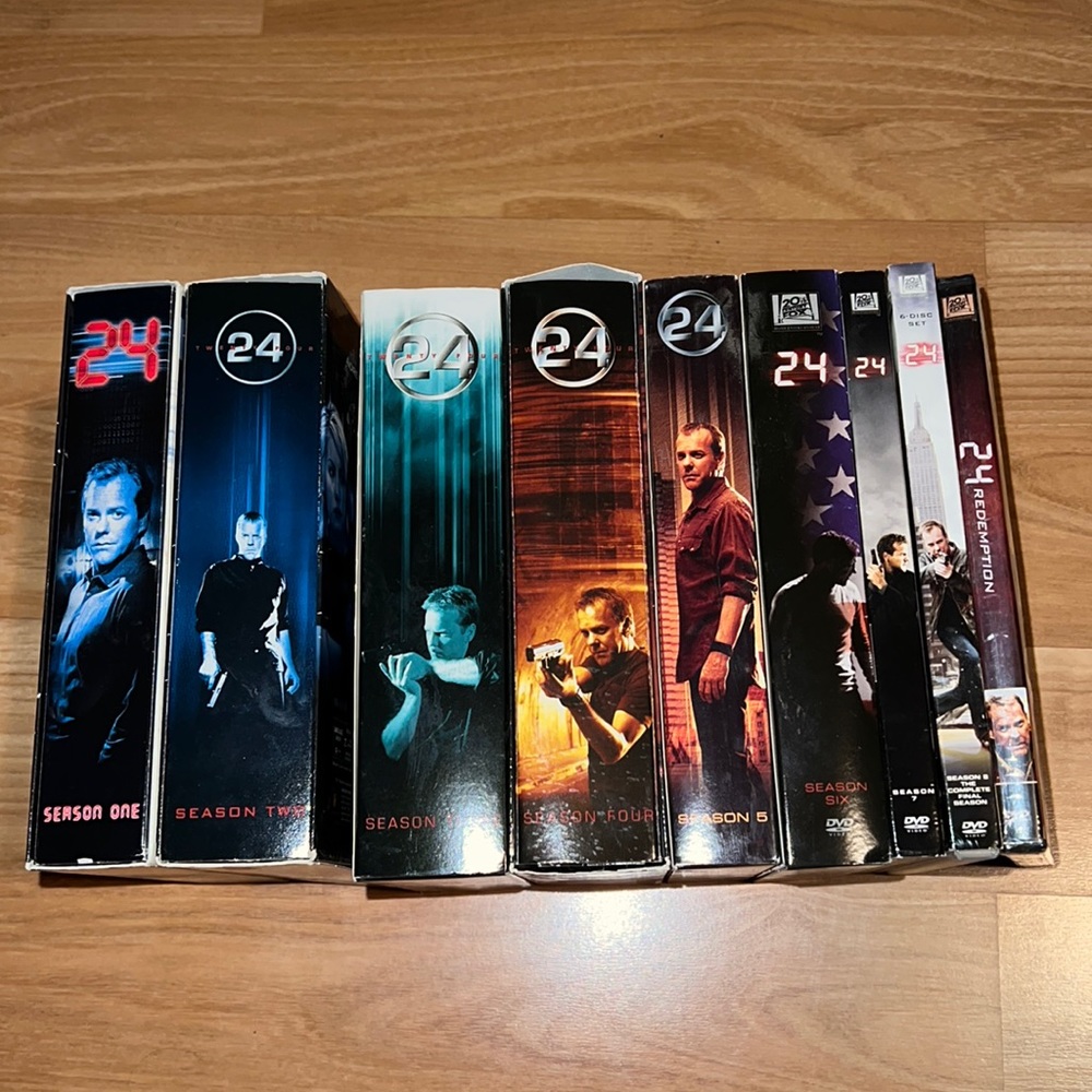 24 - Seasons 1-8 and Redemption DVDs